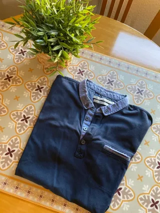 Polo azul marino talla S