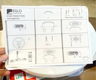 Lampada soffitto LED EGLO 1900 Lumen 4000K