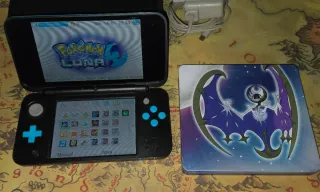 New Nintendo 2DS XL Negra/Azul con muchos juegos