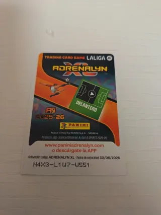 Cromo Panini Balón de Oro Nico Williams