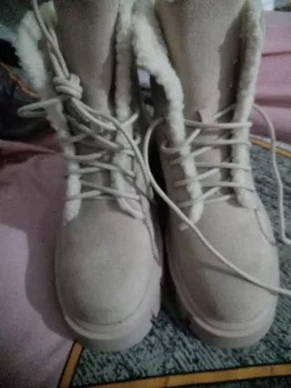 Botas de mujer beige