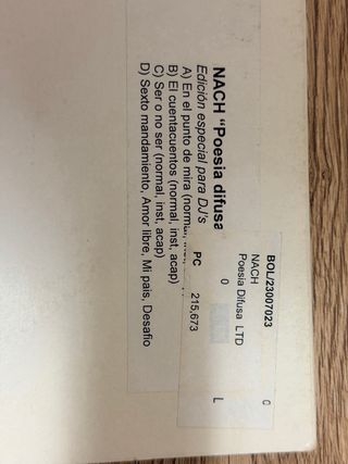 Vinil Nach Poesia Difusa Edição Especial DJ