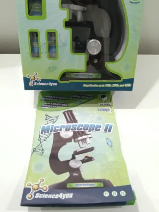 Microscópio II Science4you com Livro Educativo