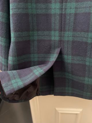 Cappotto tartan PIOMBO oversize
