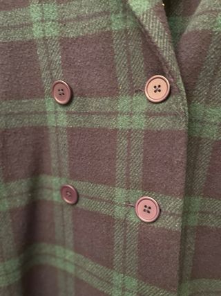 Cappotto tartan PIOMBO oversize