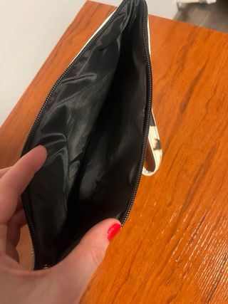 Bolso de mano estampado vaca