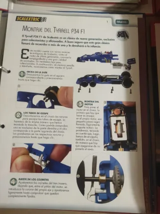 5 archivadores de la marca scalextric