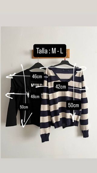 Pack de 2 camisetas // Talla: M - L