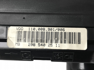 Cuadro instrumentos Mercedes A208