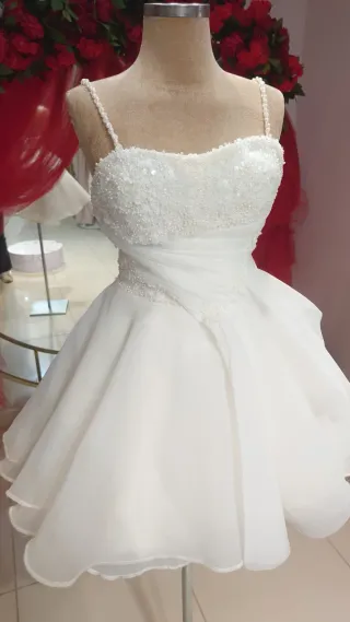 Vestido de novia corto