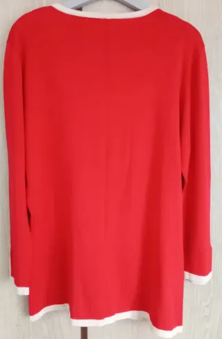 Cárdigan Tintorero Mujer Rojo