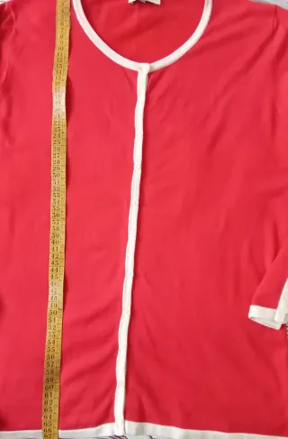 Cárdigan Tintorero Mujer Rojo