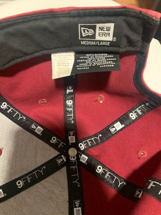 Gorra New York Yankees Roja y Negra