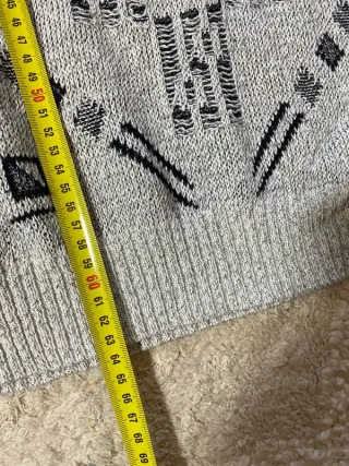 Chaleco Vintage Gris y Negro