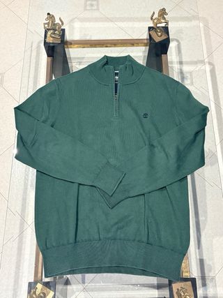 Maglione Timberland Uomo Verde Zip