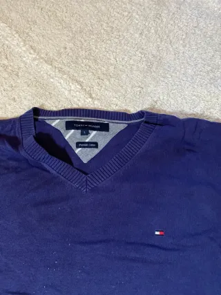 Jersey Tommy Hilfiger Algodón Premium Azul
