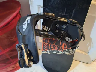 Tabla Snowboard con Funda Negra