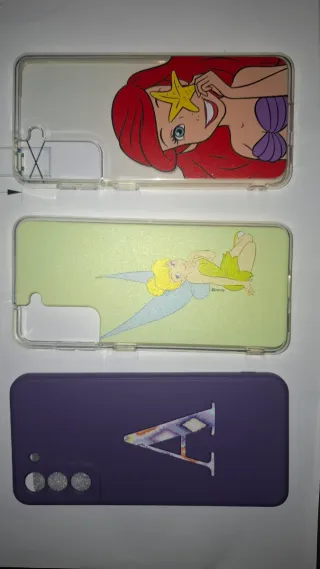 Funda Galaxy S21 Disney Ariel y Campanilla