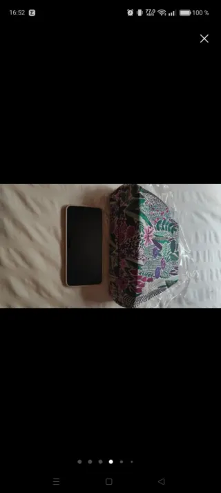 Bolso estampado flores y hojas