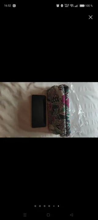 Bolso estampado flores y hojas