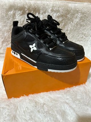 Sneakers scarpe nere eleganti – Taglia 41 unisex