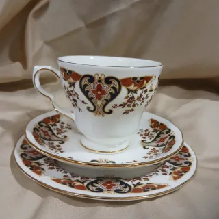 Trío Vintage Porcelana Royal Colclough