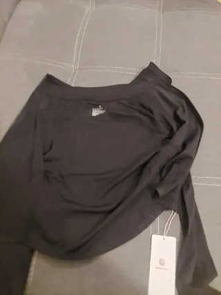 Casaco desportivo feminino preto S