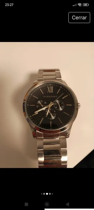 Reloj Viceroy Magnum Negro/Plateado