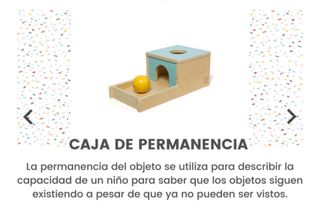 Caja Juguetes Montessori Bebés