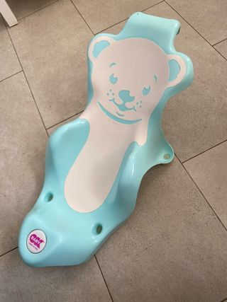 Hamaca de baño para bebé con diseño de oso