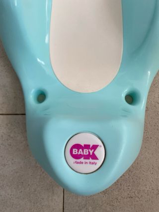Hamaca de baño para bebé con diseño de oso