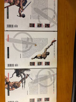 Coleccion de 3 tomos de conan el barbaro