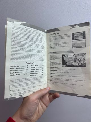 Manual Mario & Sonic London 2012 Wii