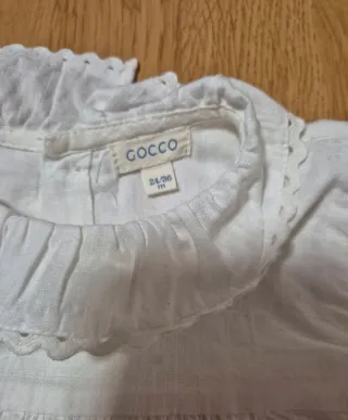 Vestido manga abullonada y braguita marca GOCCO