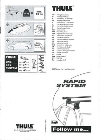 Barras de techo THULE para SEAT IBIZA