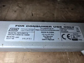 ProForm 305 Cinta de Correr 205 CST, Plegable