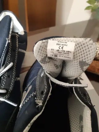 Zapatos de seguridad Cofra azul/gris