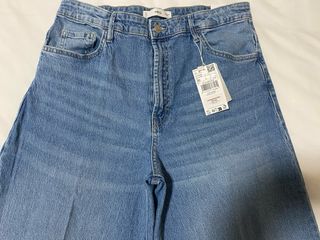 Jeans Wide Leg tiro alto