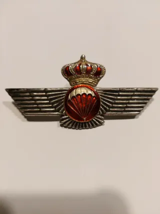 Rokiski Insignia Paracaidista Corona Militar