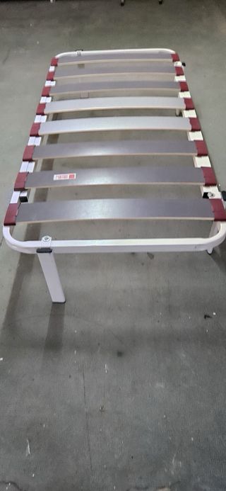 1 Somiere Cama 90cm Madera y Metal abatibles
