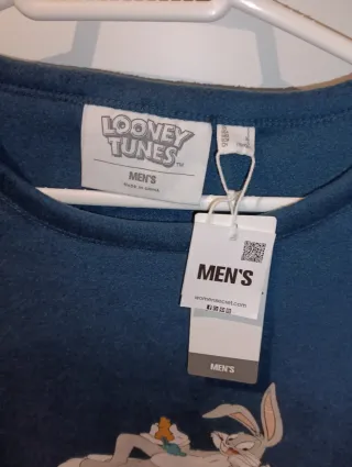 Pijama Bugs Bunny Hombre Talla S tela polar