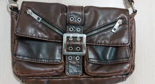 Bolso Stradivarius Marrón chocolate