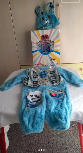 Costume Carnevale Veneziano Bambino 4 Anni Nuovo