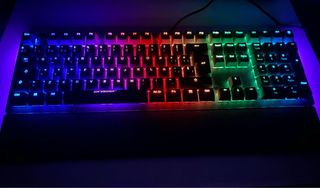 Teclado Gaming Negro con Teclas Azules