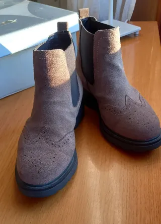 Scarponcini in camoscio