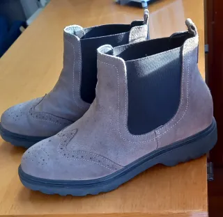 Scarponcini in camoscio