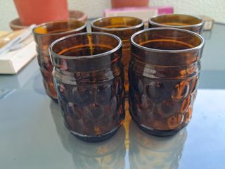 Copos vintage brinde detergente Juá