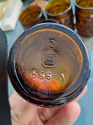 Copos vintage brinde detergente Juá