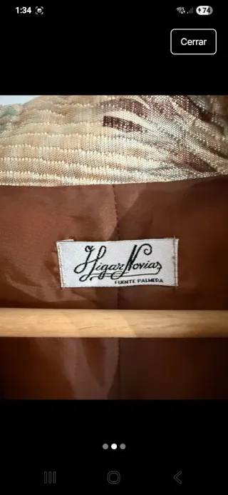 Chaqueta Jean Louis Scherrer Beige Talla