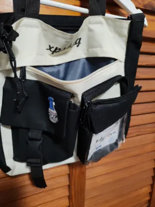 Bolso tote kpoper con bolsillos